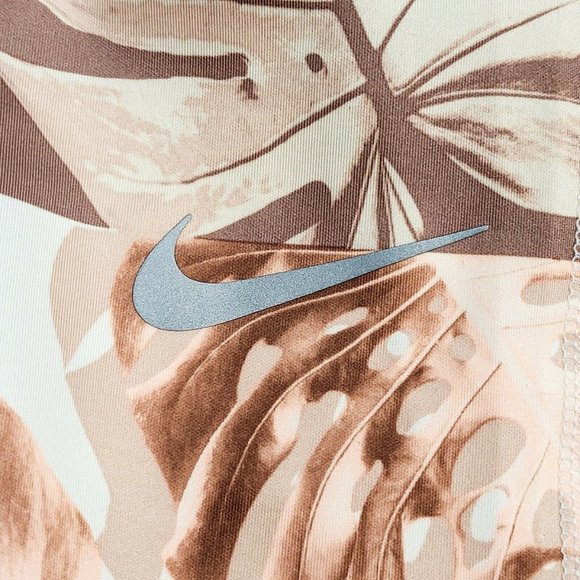 Nike Dry Leggings Women's Tight Crop Length Running Training Sport DD2291-133 - Picture 5 of 12